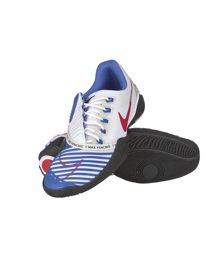 Adult NIKE Shoes - 100 WHITE/BLUE/RED
